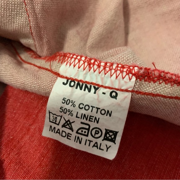 Red Denim Oversized Jacket Womens - Picture 8 of 11